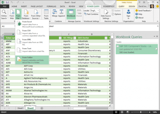 Microsoft Power Query Preview for Excel