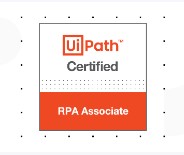 UiPath RPA (Robotic Process Automation) Associate
