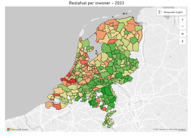 azure maps in power bi voorbeeld