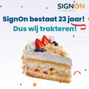 23 jaar signon jubileum